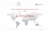 Deutsche Gesellschaft für Internationale · PDF file• Sensibilisation du marché marocain concernant l’état de lieu des techno PV et de ses applications potentielles ... pharmaceutique,