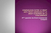 4ème question du Droit Commercial Comparé · Art.65 du traité de Paris (actuel article 101 TFUE) ... Coexistence: droit européen de la concurrence + droit nationaux de la concurrence