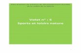 Volet n° : 5 Sports et loisirs nature - Les services de l ... 5-Fiche... · Le développement de l’offe de sports nature peut clairement constituer un axe structurant de développement