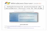 Déploiement automatisé de Windows Seven via le WAIKftp.cclair.fr/Procédures/Deploiement-automatise-de-Seven-via-le... · Configuration paramètres WinPE et WDS : ... personnaliser