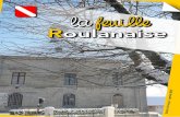 la feuille - Bienvenue à Roulans · de Cohérence Territorial (SCoT) du Grand Besançon approuvé le 14 décembre 2011 (logements à construire, densité urbaine requise, etc.) ...
