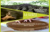 LA FORÊT DE BERCE · Deux familles d’arbres peuplent les 5400 ha de la forêt domaniale de Bercé. ... - Apprendre à reconnaitre les indices de présence des animaux 5 ...
