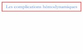 Les complications hémodynamiques SIAMU/2017-2018/18-03-07 lecon 07... · A. Par pertes externes de liquide ... manipulation brutale ... –la neutropénie ne protège pas contre