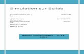 Simulation sur Scilab - … · Des structures élaborées de données (polynômes, chaîne de caractères, listes, systèmes ... Multivariables, ...). Un interprète pour un langage