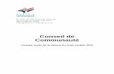 Conseil de Communauté - Morlaix · Le rapport d'observations de la Chambre régionale des comptes sur la gestion des exercices 2010 et suivants de Morlaix Communauté a été présenté