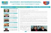 ROTARY INTERNATIONAL - rotarysna.fr · PROTOCOLE RÉDACTEUR Chères amies, chers amis, Décembre mois de la famille, la famille du Rotary. ... « La famille est importante pour le