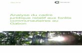 Analyse du cadre juridique relatif aux forêts ... · Table des matières ... et une convention signée avec l’administration, qui dure ... définitive, vingt-quatre forêts communautaires