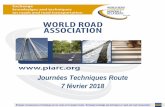Journées Techniques Route 7 février 2018 - jtr.ifsttar.frjtr.ifsttar.fr/fileadmin/contributeurs/JTR/Presentations2018/... · • Rapport en 2016 « Leading on the international