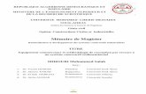 Mémoire de Magister - Université de Souk Ahrasuniv-soukahras.dz/eprints/2012-966-268a4.pdf · B-Normes et règlements : ... F-Visualisation du catalogue ...