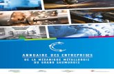 ANNUAIRE DES ENTREPRISES - saumur … · L’annuaire de la mécanique et métallurgie met donc en avant ... ALLTUB FRANCE Contact Informations entreprise Adresse : Rue des Muriers