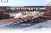 TP ressources énergétiques / gisements · Caractéristiques typiques d’une cheminée hydrothermale d’un fumeur noir Gisement de sulfure . Gisement de sulfure Décharge hydrothermale