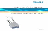 GUIDE DE L'UTILISATEUR - Vaisala - a global leader … · VAISALA_____ 3 Liste des figures Figure 1 Radiosonde RS92-SGP de Vaisala ...