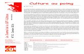 Culture au poing - Accueil - la CGT Culture · Page 3 Déclaration de la CGT-Culture à l ... pouvoir d’achat, carrière : La nécessité de la ... du nouveau statut du travailleur