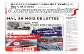 Assises communistes de l’écologie, les 4 et 5 mai … · sion d’Amina, lycéenne d’origine albanaise, du lycée François Rabe-lais de Saint-Brieuc. ... la volonté d’avoir