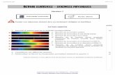 DEVOIR SURVEILLE - SCIENCES .2013-08-28  e. Spectre de la ... (°C) Raies pr©sentes dans le spectre