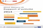 Rapport d’activité - atout-metierslr.fr · Atout Métiers LR Rapport d’activité 2014 avec le soutien de 19 portraits de territoires 1 espace Web Illettrisme et analphabétisme