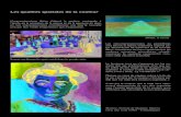 Les qualités spatiales de la couleur - Académie de … · 2015-08-25 · couleurs primaires, secondaires, complé- ... Matisse observa que les couleurs froides ... de couleurs et