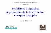 Problèmes de graphes et protection de la biodiversité ...gdrro.lip6.fr/sites/default/files/06_Expose-optimisation-reseaux... · De nombreux pays ont élaboré des stratégies pour
