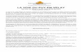 Voie du Puy - pellegrinipersempre.it · A télécharger gratuitement sur "Livret du pèlerin sur le GR®65 – Etapes de Conques à Figeac" : édité annuellement par l'office de