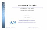 Management de Projet - Bienvenue sur le Site du ...€¦ · Frédéric VIART -Christine Lacroix Management de Projet-Introduction 5 ... et de la gestion de projet ... de Projet -Introduction