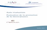 Auto-évaluation Évaluation de la ... - has-sante.fr · Le manuel de certification V2010 version juin 2009 (11) rappelle que le respect des droits des patients est une dimension