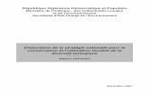 CBD First National Report - Algeria (French version) · 2001-03-30 · 5.3 Mesures relatives à la gestion des zones protégées. 3 ... de l’Intérieur et des Collectivités locales