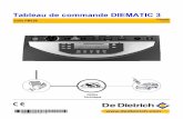 Tableau de commande DIEMATIC 3 - enrdd.com | …€¦ · - Commande à distance interactive CDI 2 avec sonde d'ambiance (Colis FM51). - Commande à distance avec sonde d'ambiance