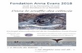 Fondation Anna Evans 2018 - Accueilannaevans.org/calendrier/Pcetaces-avril18-brochureFsite.pdf · et des dauphins, et devenez leur porte ... La Dr Vétérinaire Anna Evans est riche
