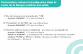 Partenariats collectivité-entreprise dans le cadre de la ... · 1/ Du développement durable à la RSE Arnaud GUIHARD, CCI Maine-et-Loire 2/ Perception de la RSE par les entreprises