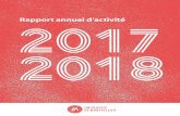 Rapport annuel d’activité 2017 2018 · L’UM fte les 30 ans d’Erasmus ... sibilité sur la scène nationale et internationale de l’enseignement supérieur et ... Un réseau