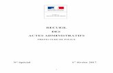 RECUEIL DES ACTES ADMINISTRATIFS · au sauvetage-déblaiement à Paris et dans les départements des Hauts-de-Seine, de la Seine-Saint-Denis et du Val-de-Marne pour l’année 2017.