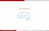 Introduction - damien.nouvels.netdamien.nouvels.net/cours/introtal/01_Introduction.pdf · æ Complexité des analyses (fouille de données) Damien Nouvel (Inalco) Introduction 17