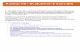 Autour de l’évaluation financière - evalpro.net · - Les avantages comparatifs du seuil de rentabilité, de l'indice de sécurité et du levier d'exploitation - Spé ifiités