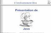 Présentation de - lim.univ-reunion.frlim.univ-reunion.fr/staff/courdier/old/cours/java/Chap1... · ... Version du cours 3.0 2 Sommaire Présentation de Java ... Langage de programmation
