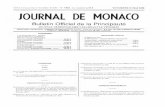 N° 7.861 - JOURNAL DE MONACO · Ordonnance Souveraine n° 1.640 du 13 mai 2008 admettant, sur sa demande, un fonctionnaire à faire valoir ses droits à la retraite anticipée (p.