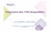 Panorama des TDR disponibles - SFLS 2018 · RAPPEL DE LA REGLEMENTATION (1) ... (LABM, biologie délocalisée) Agence nationale de sécurité du médicament et des produits de santé