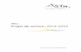 Projet de service 2014-2019 - ast74.fr · projet de service est "un cadre d'action commun et partagé par tous les acteurs du SST (directeur, équipe pluridisciplinaire dans toutes