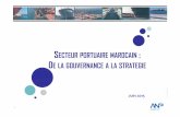 SECTEUR PORTUAIRE MAROCAIN … · de contribuer à l’amélioration de la compétitivité globale Objectifs Les objectifs ... la productivité au port enregistre des améliorations