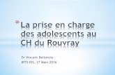 Dr Vincent Belloncle IRTS-IDS, 17 Mars 2016irtsnormandie.ids.fr/docs/ceris/jeip2016/presentation_service_Ados... · *L’Hôpitalde Jour Adosphère (Dr Gonzales) * La Maison des Adolescents