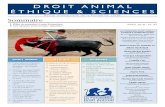 DROIT ANIMAL ÉTHIQUE & SCIENCES · de la vie pour une meilleure prise en compte de la condition animale ... Les articles de la revue peuvent être utilisés ou reproduits en totalité