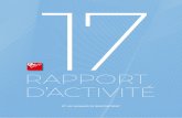 RAPPORT D’ACTIVITÉ - gl-events.com€¦ · 2017 RAPPORT D’ACTIVITÉ Le document de référence, déposé auprès de l’AMF, est disponible sur le site du groupe ou sur le site