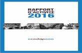 RAPPORT D’ACTIVITÉ 2016 - codap.org©-20… · 6 Rapport d’Activité 2016 Ces quelques mots introductifs ne doivent pas éluder toutes les autres tâches réalisées par le Codap.