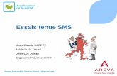 Essais tenue SMS - amtsn.asso.fr · TYVEK HD 2 . Service Mutualisé de Santé au Travail – Région Ouest Tenues de protection et problématique amiante Amiante Niveau 1 Niveau 2