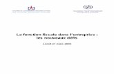 La fonction fiscale dans l’entreprise : les nouveaux défiscci-paris-idf.fr/sites/default/files/etudes/pdf/documents/cr050321.pdf · 50% des directeurs fiscaux sondés sont représentés