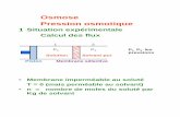 Osmose Pression osmotique - UFR Santémedecine-pharmacie.univ-fcomte.fr/download/ufr-smp/document/... · mesure la molalité du ou des solutés (avec un T = 0) 2ème Cas P 1 ≠P2
