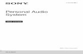 Personal Audio System - pdf.crse.compdf.crse.com/manuals/4400698221.pdf · 4-400-698-22(1) FR AVERTISSEMENT ... et ne placez aucune bougie allumée sur l’appareil. ... format de