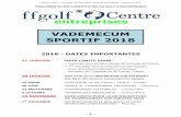 VADEMECUM SPORTIF 2018 - perso.numericable.frperso.numericable.fr/golfec/vademecum2018/vademecum2018.pdf · d'une carte de score, ... Pour participer à toute compétition de Golf