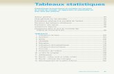 Tableaux statistiques - UNICEF€¦ · 1 Indicateurs de base ... ailleurs, les méthodes de calcul de certaines données ou séries chronologiques (dans le cas par exemple des