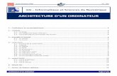 ARCHITECTURE D’UN ORDINATEUR - …lewebpedagogique.com/.../1-Architecture-matérielle-dun-ordinateur.pdf · Lycée Gustave Eiffel TS – ISN Architecture d’un ordinateur Page