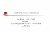 Architecture des ordinateurs - jmp.ecs.free.frjmp.ecs.free.fr/ECS-I/Architecture-   Architecture